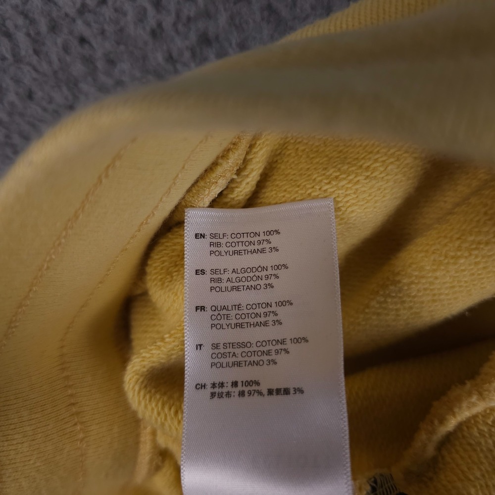 John Elliot Sweatpants Mens 3 US Large Yellow French Terry Jogger Lounge Pants - Picture 5 of 14